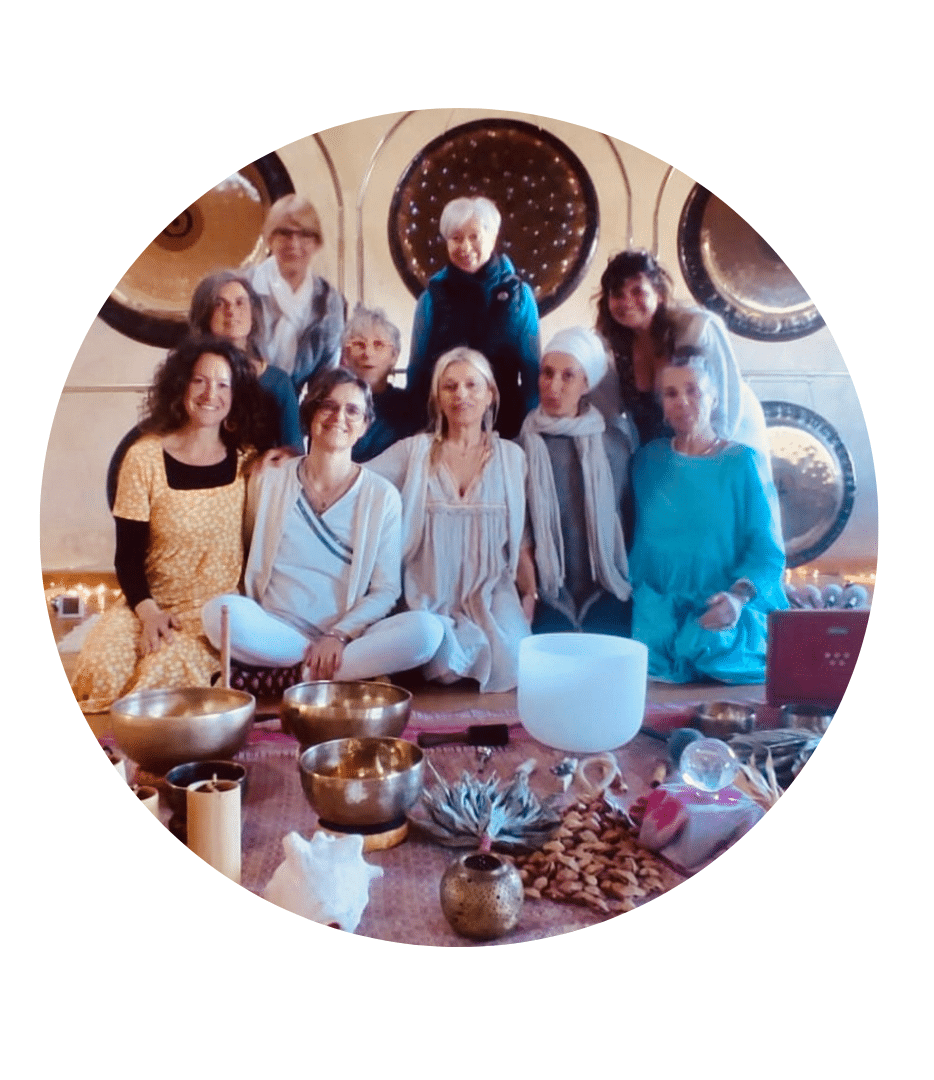 Photo de groupe de la formation au gong