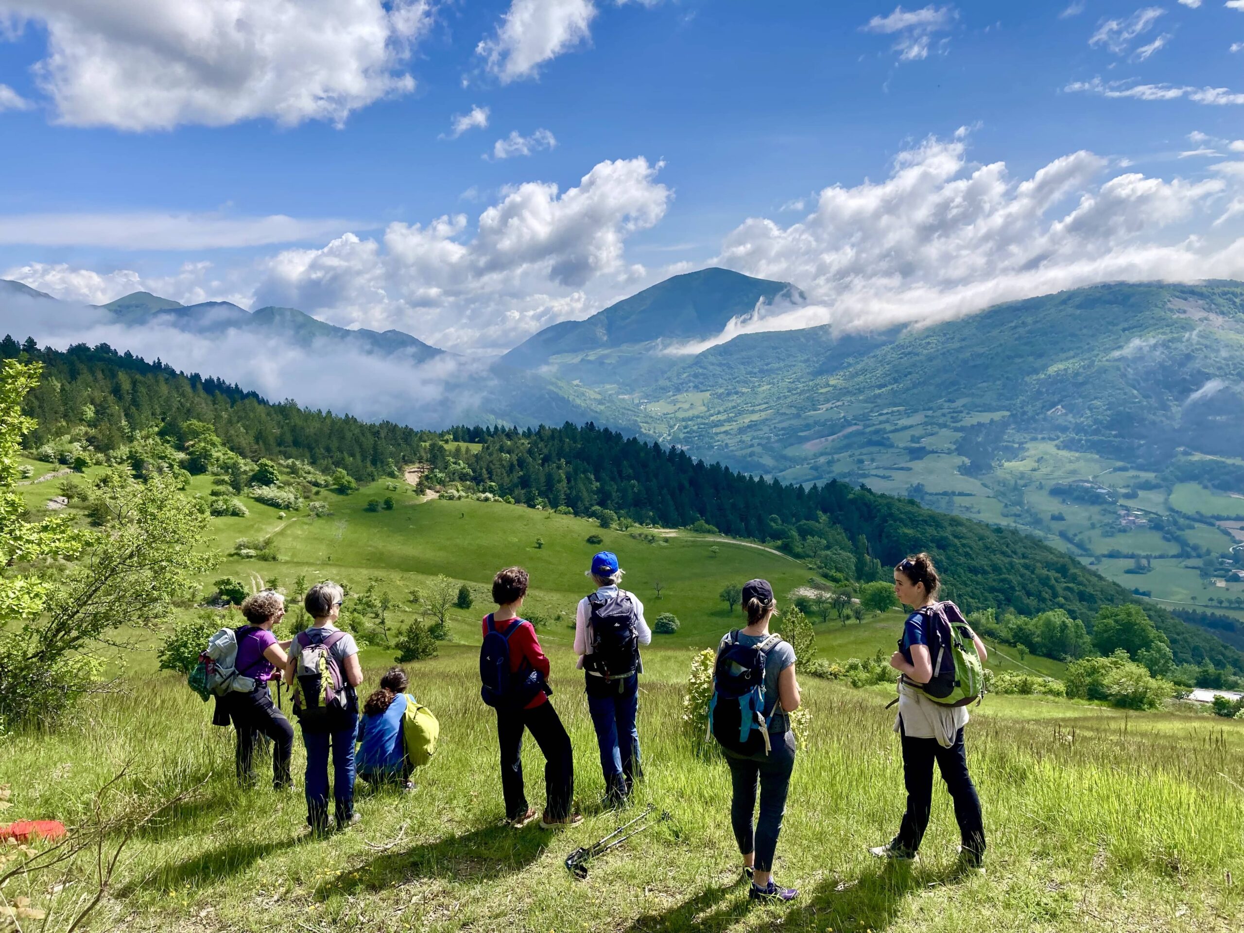 Randonnées lors des séjour retraite de yoga dans la drôme