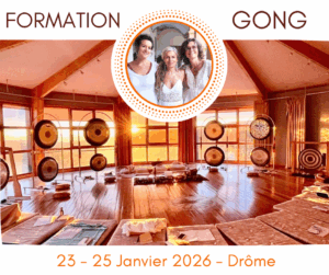 Formation au gong en janvier 2026 dans la drôme