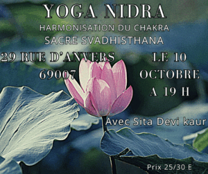 Atelier yoga nidra à Lyon